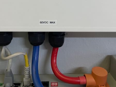 VDC (Volts Direct Current) Warning